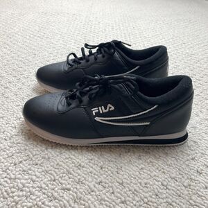 Fila Original Fitness Sneakers Shoes Black-White 1rm01787-021 Men's Size 9.5 New